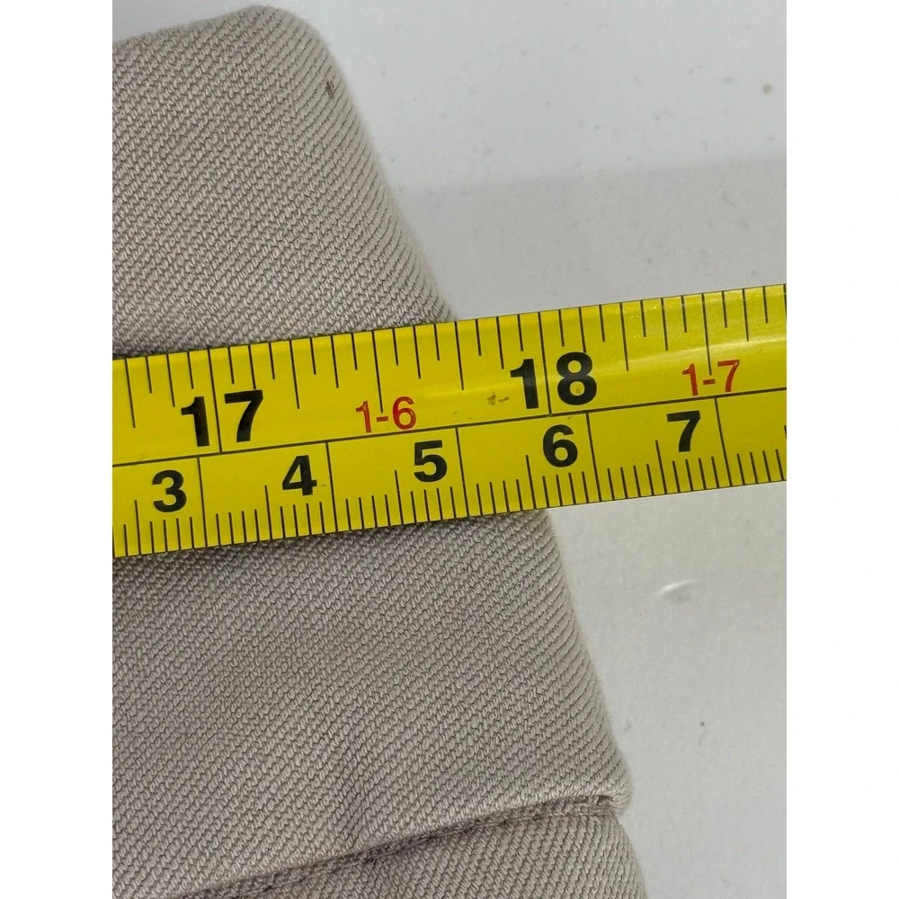 Chicos Fabulously Slimming Ankle Pants Tan Khaki Pull On Stretch Sz 2 (L) - Picture 8 of 12